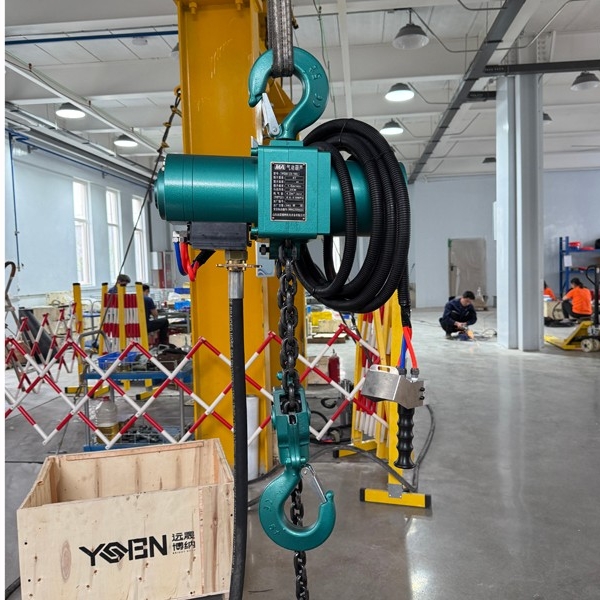 HQ10-5防爆氣動葫蘆 煤礦用氣動倒鏈 環(huán)鏈式 煤安認證