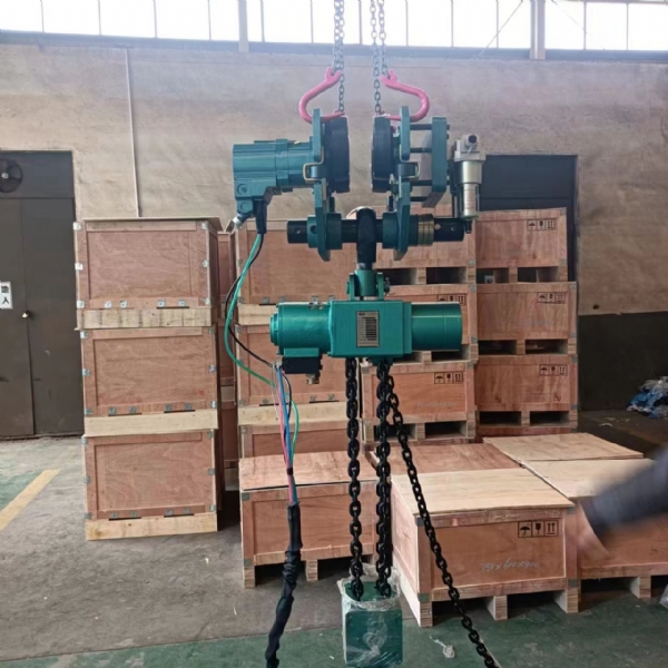 HQ3鏈條防打結(jié)設(shè)計氣動葫蘆 3噸雙吊鉤平穩(wěn)風(fēng)動葫蘆 操作簡單